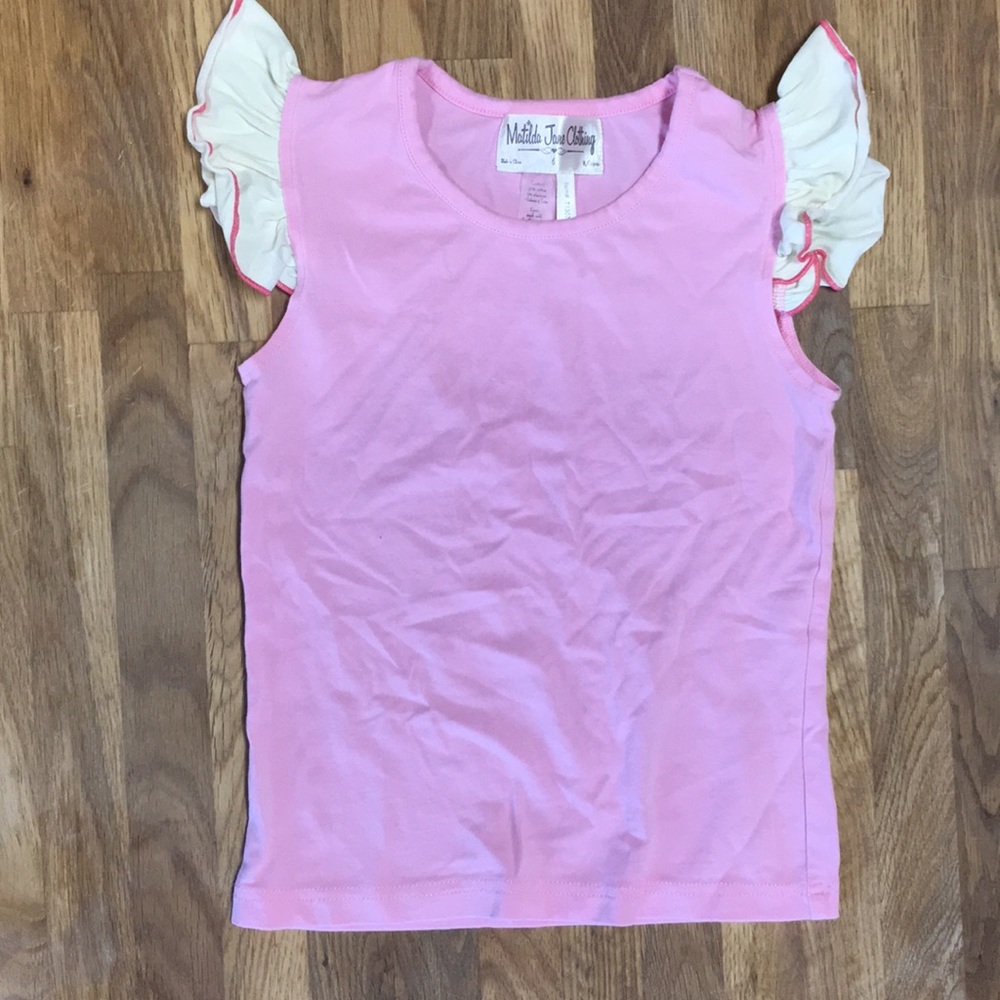 Matilda Jane Flutter Sleeve Tank Size 6 NWOT